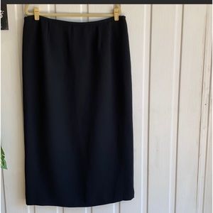 NWT Talbots Rayon Black skirt size 20